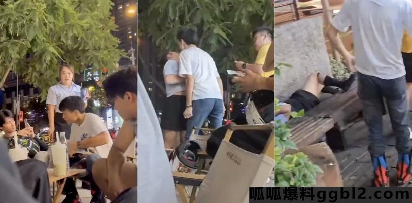 重庆观音桥步行街 脂肪压声带 肥胖小仙女大战机车党 底裤都走光了 thumbnail