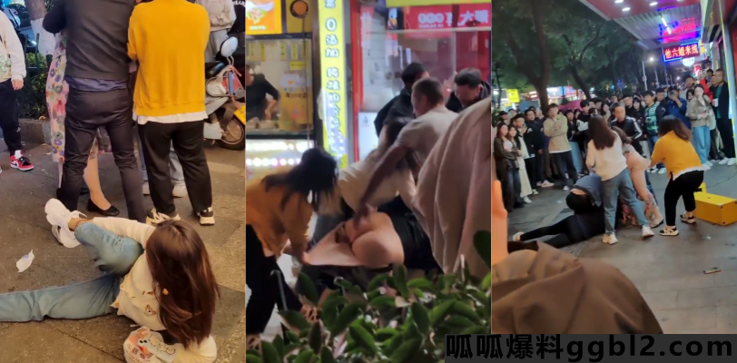 湖南衡阳 板栗店门口女人互殴不讲武德 专扒人裤子看屁股 围观群众当场看呆! thumbnail
