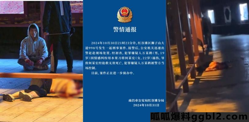 南昌工学院一男生持刀捅刺女生 女生发出撕心裂肺的哀嚎“救命啊,我错了” 直至捅死! thumbnail