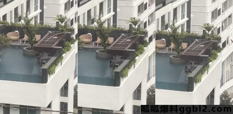 年轻人真会玩 小情侣楼顶户外泳池做爱被偷拍 后入口交相当投入 thumbnail