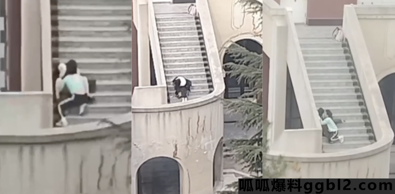 兰州交通大学 赤壁之战!情侣按耐不住 早自习直接靠在旋转楼梯舔逼亲嘴 thumbnail