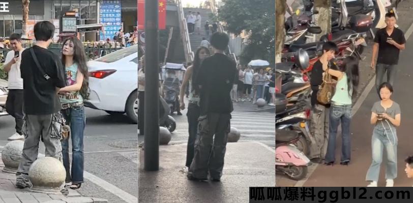 重庆师范大学高文杰 恋爱期间出轨 现女友当街暴击渣男惊呆吃瓜群众 thumbnail