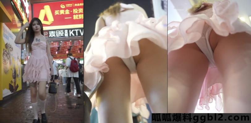 偷拍大神 抄底网红脸吊带裙小姐姐去KTV路上 一股小香风搭配着微透明内内 thumbnail