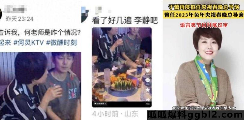 春晚总导演 于蕾 在KTV内与何老师搭肩勾背被拍流出 何老师遭女主调侃 笑容逐渐消失! thumbnail