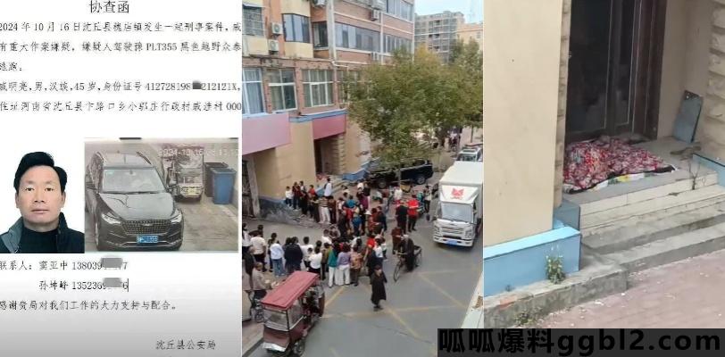 河南沈丘县海岸名家小区发生刑事案件 因感情经济纠纷致两死一伤 凶手已畏罪自杀! thumbnail