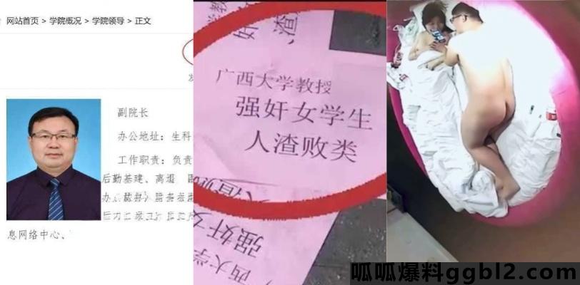 广西大学副院长 芋来生 强奸女学生被曝光 文人风骨早就抛之脑后 引诱女学生来酒店做爱流出视频! thumbnail