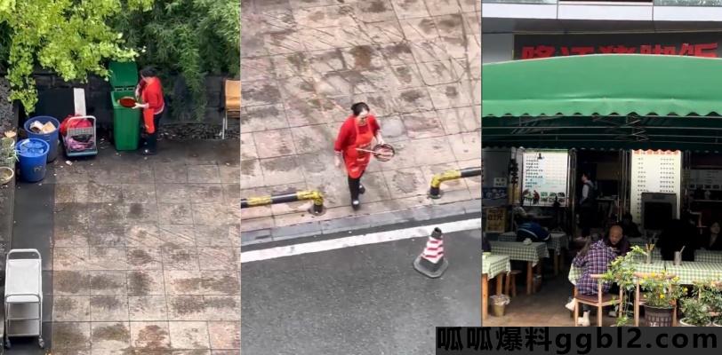 成都武侯区益州大道隆江猪脚饭当街收集地沟油简直丧尽天良 被网友拍到举报并且曝光! thumbnail